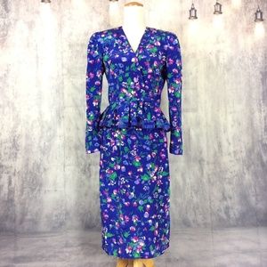 Maggys Boutique Ruffle Waist Blouse & Skirt Set